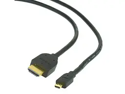 Кабель Cablexpert (CC-HDMID-6) HDMI-microHDMI v.2.0, вилка/вилка 1.8м Black