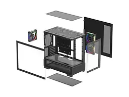 Корпус Deepcool CG380 3F Black (R-CG380-BKAGM3-G) - миниатюра 10