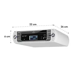 Радіо кухонне Auna KR-400 CD (10031894) - мініатюра 7