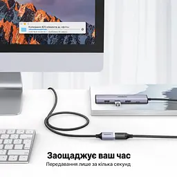 Кабель-подовжувач UGREEN US115 USB 3.0 Type-A 5 м чорний (25285) - мініатюра 8