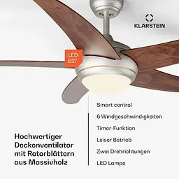 Стельовий вентилятор Klarstein Bolero Smart (10046081) - мініатюра 3