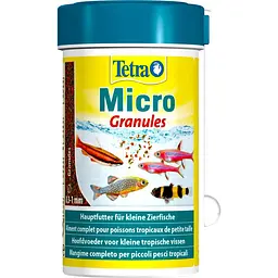 Сухий корм для дрібних акваріумних риб Tetra в гранулах Micro Granules 100 мл для всіх акваріумних риб - мініатюра 2