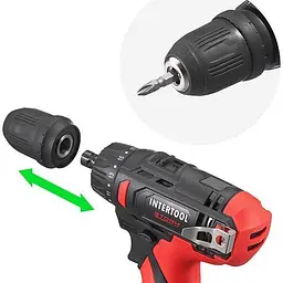 Дриль-шуруповерт Intertool WT-0318 [158069] - мініатюра 10