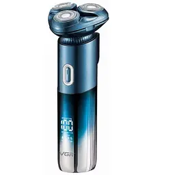 Електробритва акумуляторна 1200 мА·год, від USB, бритва VGR V392 Синій