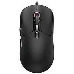 Миша Cougar Minos NEO чорний USB оптична сенсор PixArt PAW3327 800 - 6200 dpi 220 IPS RGB підсвічування 6 кнопок 1.8 м
