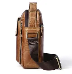 Чоловіча шкіряна сумка Vintage 18х22,5х5,5 см sum0012358 - мініатюра 3