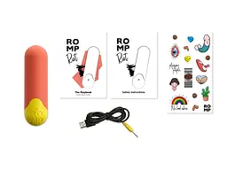 Вібратор для клітора Romp Riot 7 см помаранчевий - мініатюра 12