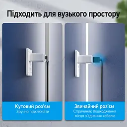 Кабель Vention TANHD USB-C - USB-C кутовий 90° PD 100 Вт 0,5 м сірий (TANHD) - мініатюра 10
