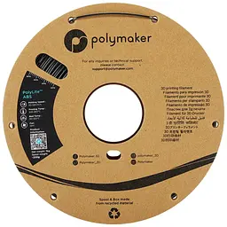Пластик для 3D-принтера Polymaker ABS POLYLITE 1.75 мм 1 кг Black (PE01001) - мініатюра 2