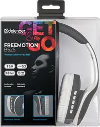 Навушники Defender FreeMotion B525 сірий + білий (63527) - мініатюра 6