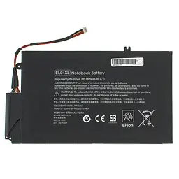 Акумулятор HP EL04XL (ENVY 4-1000, 4-1100, 4-1200, SLEEKBOOK 4T-1000 series) 14.8V 2700 mAh 40Wh Black - мініатюра 3
