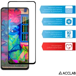 Скло захисне ACCLAB Full Glue Realme C55 Black (1283126579714) - миниатюра 5