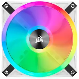Вентилятор Corsair iCUE QL120 RGB, 120x120x25мм, 4-pin PWM, белий (CO-9050103-WW) - мініатюра 2