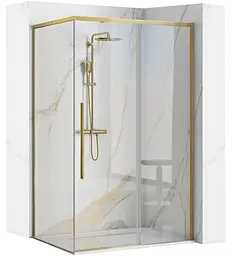 Душова кабіна Rea Solar 90x120 brushed gold REA-K9511