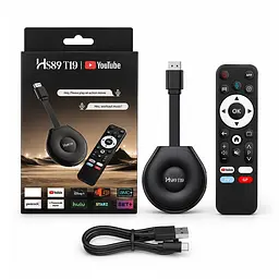 Смарт ТВ приставка-стік Hugsun HS89 T19 2/16 Гб Smart TV Stick Android TV 14 - мініатюра 7
