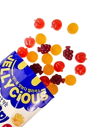 Мармелад Lotte Jellycious Gumi Gumi Mix Jelly 70 г - мініатюра 2