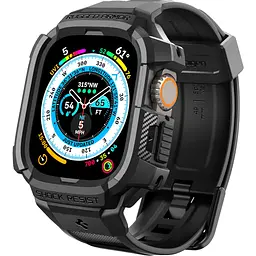 Чохол-ремінець Spigen Rugged Armor Pro для Apple Watch Ultra 49mm Black [ACS05460] [85167] - мініатюра 3