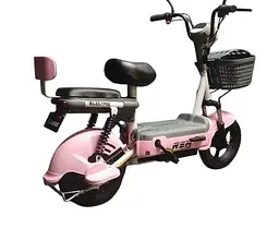 Електроскутер Двомісний Corso RSM-60093 (500W; 48V/20Ah) Рожевий - мініатюра 3