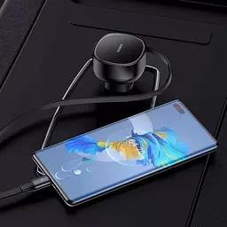 Розгалужувач - подовжувач зарядний в авто Baseus Enjoyment Pro 60 W (1USB-C) + висувний кабель Type-C - мініатюра 9