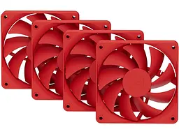 Корпусний вентилятор HYTE FA12 Wild Cherry 4-Pack (FAN--FA12-RR-4)