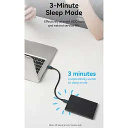 Кишеня зовнішня Vention 2.5" HDD/SSD USB 3.0 Micro-B Black (KPAB0) - мініатюра 4