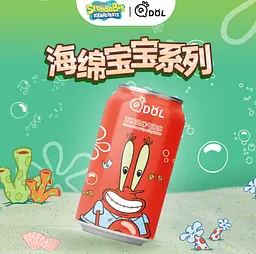 Газований напій Qdol Spongebob Squarepants Lychee Містер Крабс 330мл - мініатюра 4