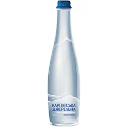 Упаковка мінеральної води Карпатська Джерельна сильногазована 3 л (0.5 л х 6 шт.) скло - мініатюра 2