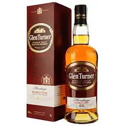 Уцінка. Віскі Glen Turner Heritage Double Cask Single Malt Scotch Whisky 40% 0.7 л, в подарунковому пакуванні