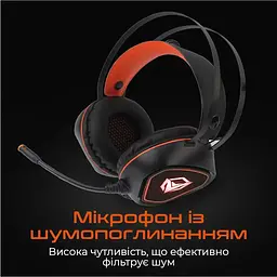 Ігрова гарнітура Meetion HP020 Backlight (MT-HP020-A) - мініатюра 6