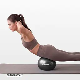 М'яч для пілатеса EasyFit 25 см чорний - мініатюра 10