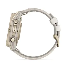 Смарт-годинник Garmin fenix 8 43mm, AMOLED, Saph, SftGldSS/FogGryLeatherBnd, Excl, GPS (010-02903-40) - мініатюра 5
