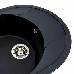 Кухонна мийка Platinum 5847 ONYX матова чорний металік (SP000038326) - мініатюра 5