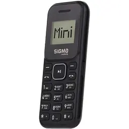 Телефон кнопковий Sigma X-style 14 Mini чорний 4827798120712