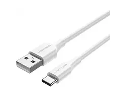 Кабель USB Type-C Vention USB 2.0 Type-A to USB Type-C 1m White (CTHWF)