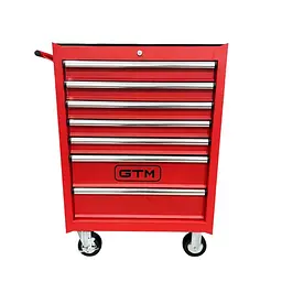 Ящик-тумба для інструментів металевий на колесах GTM TRGL2007