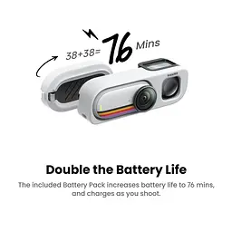Екшн-камера Insta360 GO 3S Retro Bundle (Special Edition) Canvas White 128G - мініатюра 8