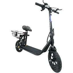 Електросамокат із сидінням 12" Kugoo C1+ PLUS (36V 500W 10AH) + посилений багажник