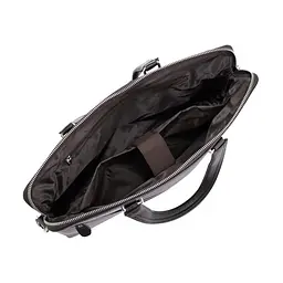 Сумка для ноутбука та документів шкіряна чорна Tiding Bag 9157 з 2 ручками - мініатюра 6