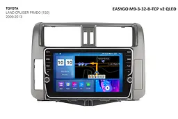 Штатна автомагнітола EasyGo M9-3-32-B-TCP v2 QLED Toyota Land Cruiser Prado (150)