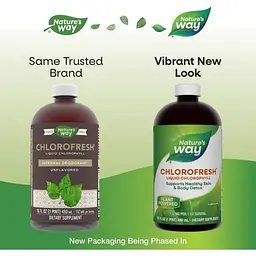 Рідкий хлорофіл Nature's Way Liquid Chlorophyll не ароматизований 473 мл - мініатюра 3