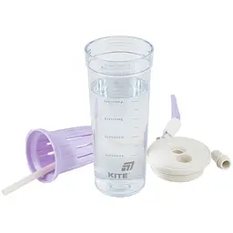 Стакан для води Kite біло-ліловий 650 мл (K25-1219-2) - мініатюра 5