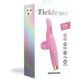 Вібратор на палець Love To Love Tickle me - Baby Pink - мініатюра 6