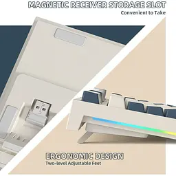 Клавіатура Attack Shark K86 RGB лінійні перемикачі Blue Whale бездротова Timing Machine (AS-6972792471198-TM-UA) [166764] - мініатюра 8