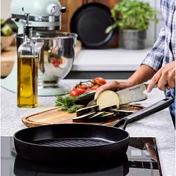 Сковорода-гриль KitchenAid Classic Forged Aluminium з керамічним покриттям 28 см (CC005681-001) - мініатюра 7