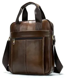 Чоловіча шкіряна сумка Vintage 27,5х33х6,5 см sum0012884 - мініатюра 3