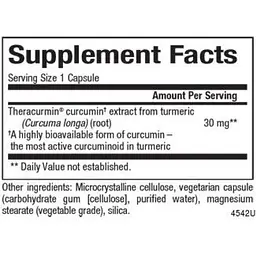 Куркумін Natural Factors CurcuminRich Theracurmin 30 мг 60 капсул - мініатюра 2