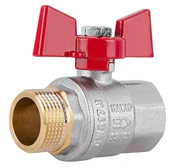 Кран кульовий Thermo Alliance Standart 3/4" ВЗ прямий, PN40, метелик SD607NW20PN40