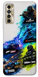 TPU чохол Demsky Full Throttle для TECNO Camon 17P