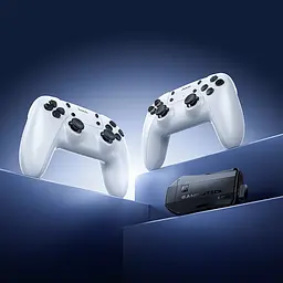 Ігрова приставка + 2 джойстики HOCO GA31 Collection game box+two wireless gamepads set White (6942007672122) - мініатюра 7