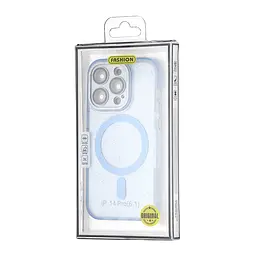 Чохол Splatter with MagSafe Protected Camera iPhone 14 Pro Light Blue - мініатюра 2